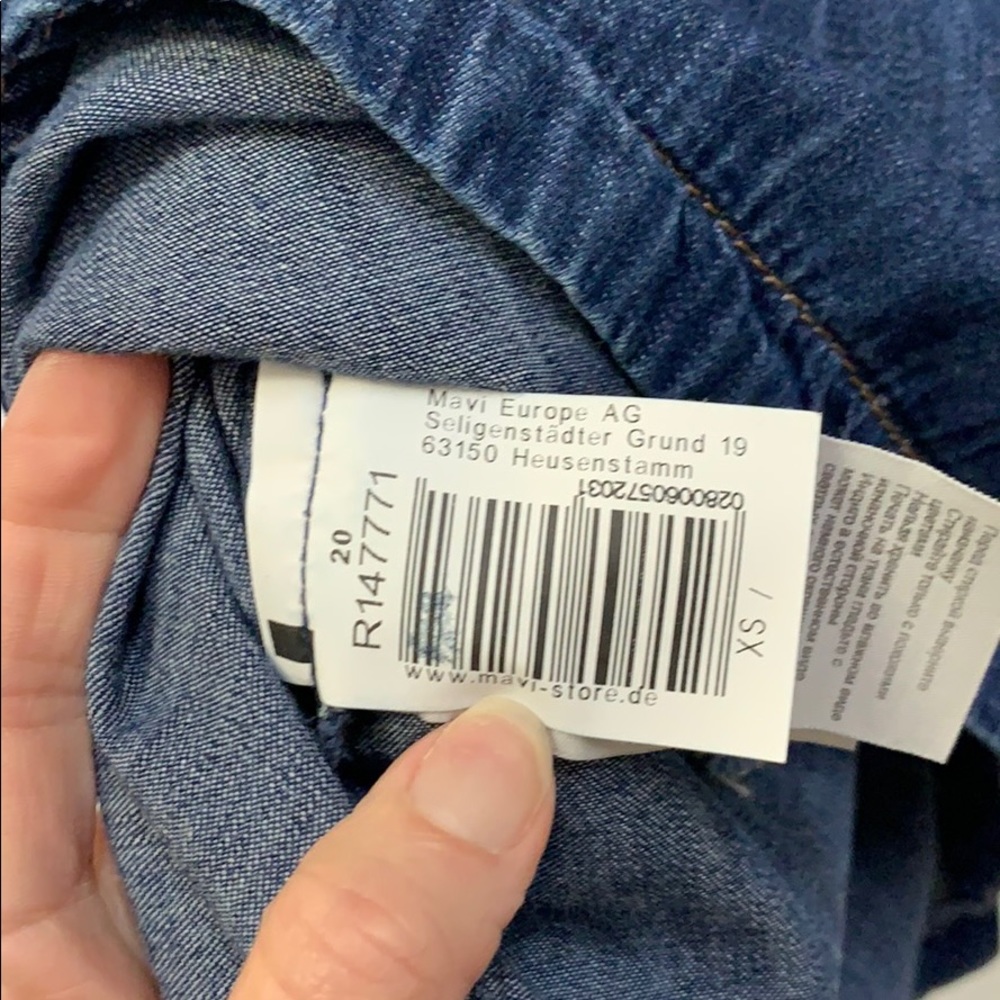Mavi Jeans Co. Short Sleeve Dress - xs - Picture 8 of 8